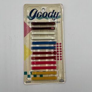 Vintage Goody Barrettes 2" - 12 pk Multi 5503 Stay-Tight 1989 Made USA